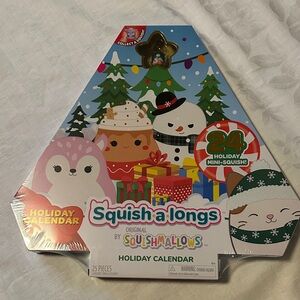 NIB Squishmallows Holiday Calendar with Festive Characters